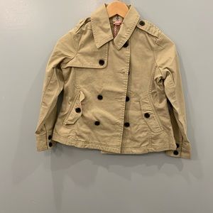 Lands End Girls Spring Trench Jacket
